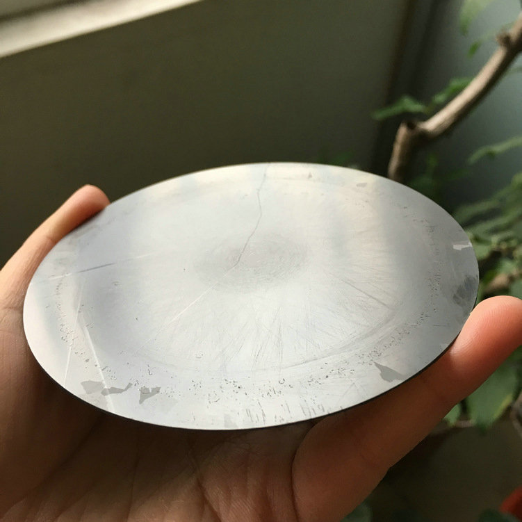 加工實例:泰州晨虹CHSX5620-XW數控金剛石線雙絲筒機床切割直徑100mm碳化硅效果