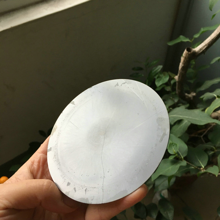加工實例:泰州晨虹CHSX5620-XW數控金剛石線雙絲筒機床切割直徑100mm碳化硅效果